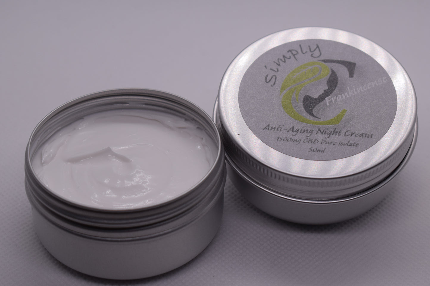 CBD Infused Anti-Aging Night Cream - Frankincense 1500mg