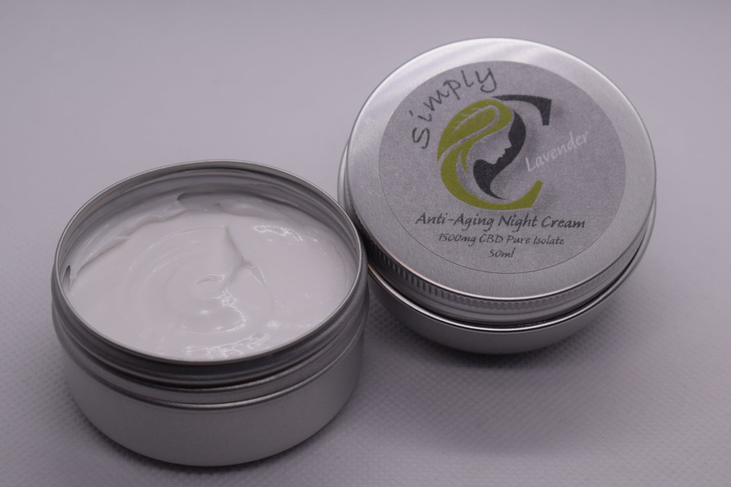 CBD Infused Anti-Aging Night Cream- Lavender